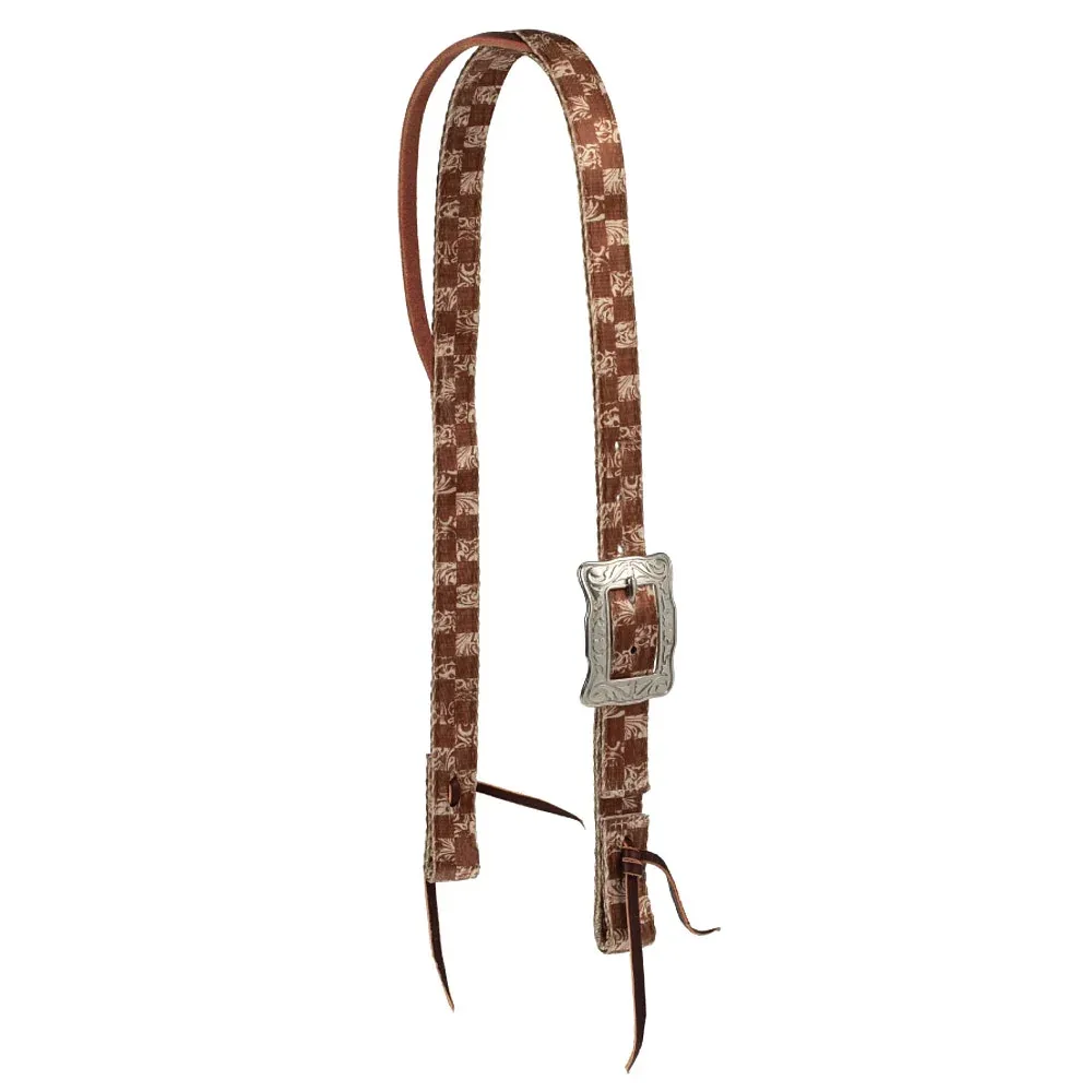 Weaver Leather Checkerboard Split Ear Nylon Poly Headstall