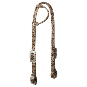 Weaver Leather Leopard Poly Single Ear Headstall