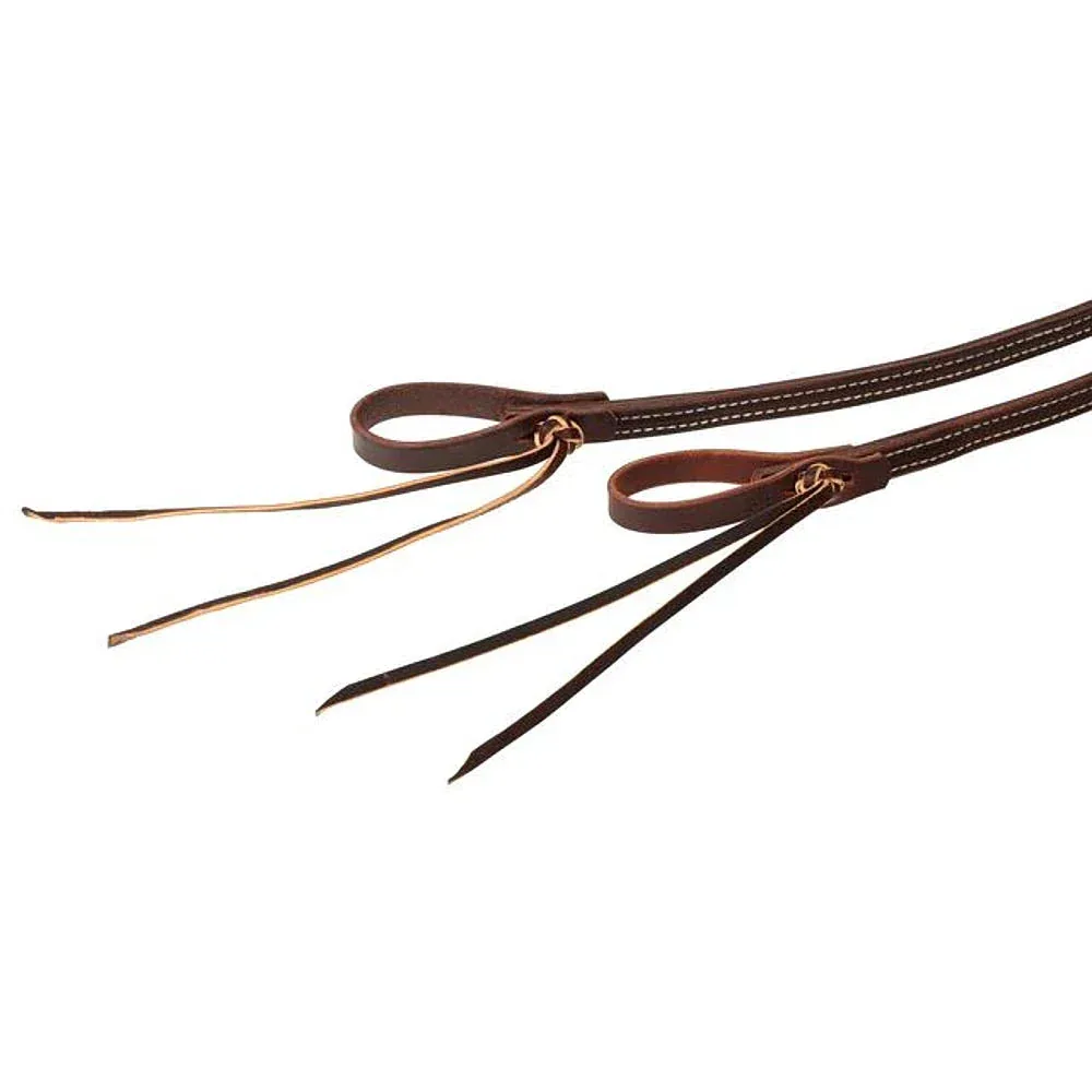 Weaver Leather STS 1/2in Double Stitched Split Reins with Pineapple Knot - Image 2