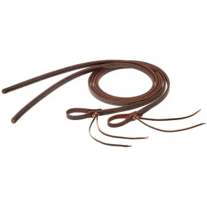 Weaver Leather STS 1/2in Double Stitched Split Reins with Pineapple Knot