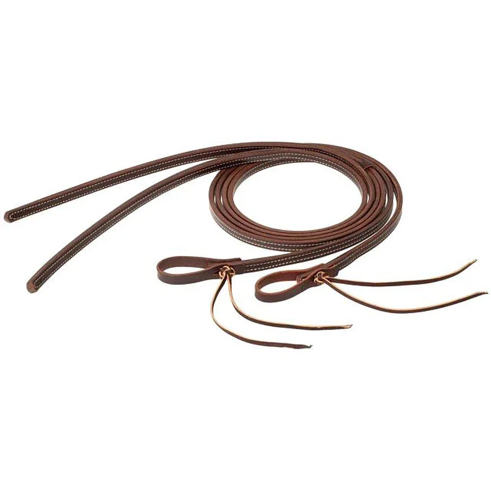 Weaver Leather STS 1/2in Double Stitched Split Reins with Pineapple Knot