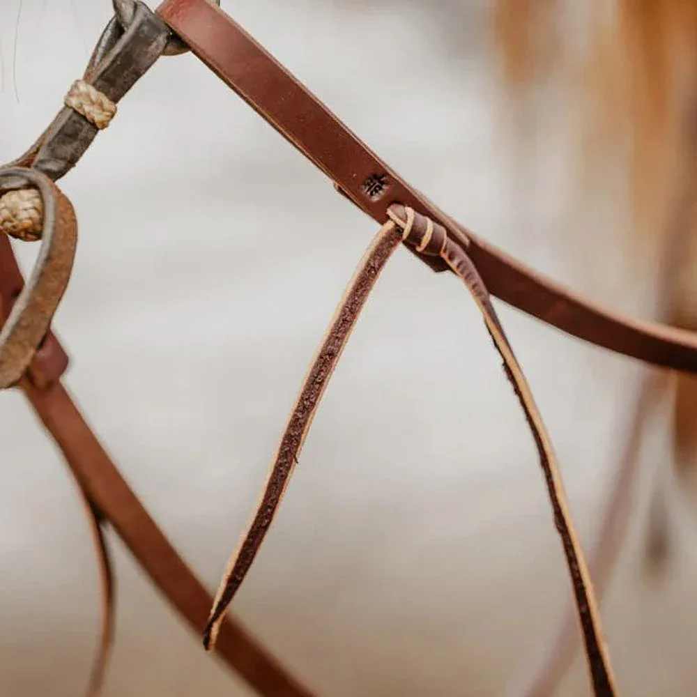 Weaver Leather STS 1/2in Split Reins with Tie Ends - Image 2