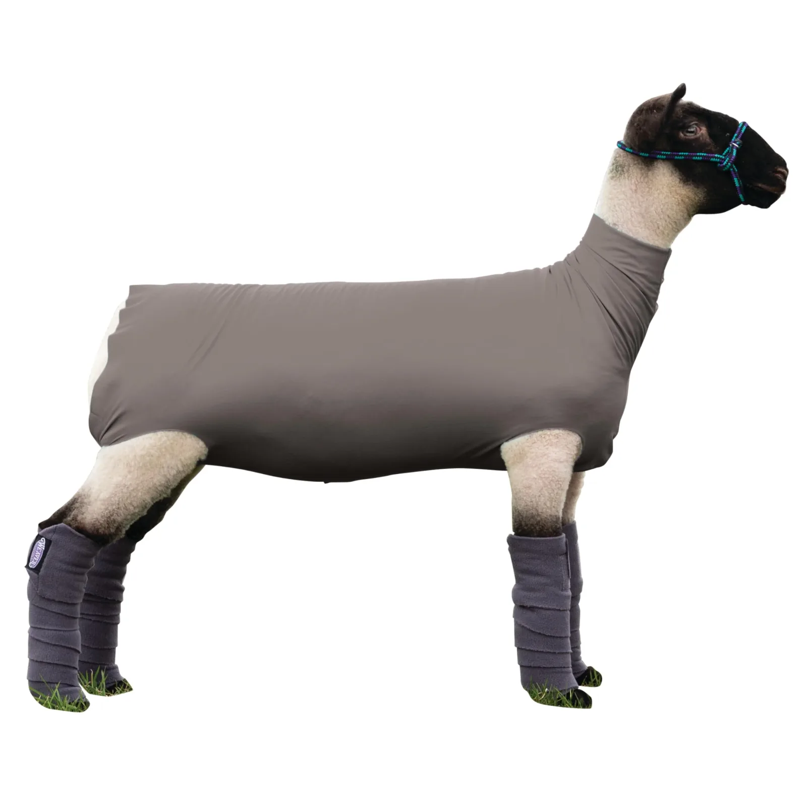 Weaver Livestock Spandex Sheep Tube Gray Large