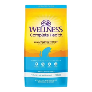 Wellness Complete Health Cat Natural Hairball Control Dry Cat Food - Chicken, 5 lb