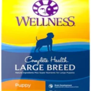 Wellness Complete Health Large Breed Puppy Chicken, Brown Rice and Salmon 30lb