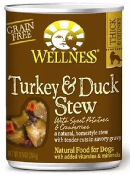 Wellness Grain Free Natural Turkey and Duck Stew w/Sweet Potato and Cranberries