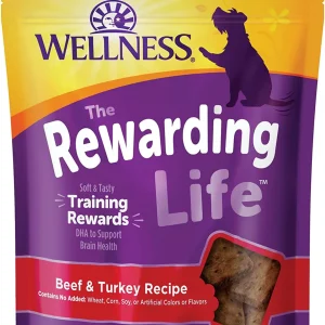 Wellness Rewarding Life Dog, 6 oz Beef Turkey Soft