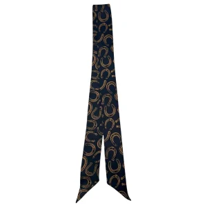 West And Company Jen Horseshoe Black Twilly