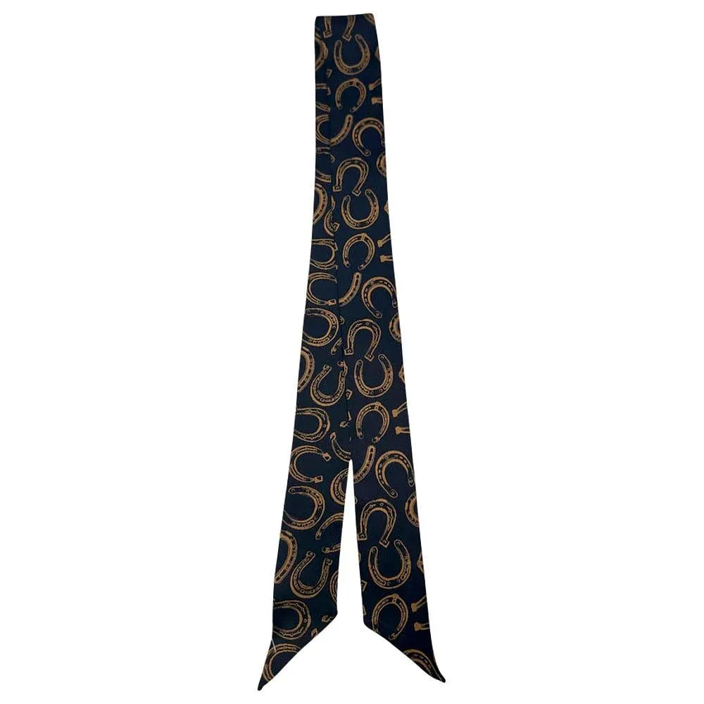West And Company Jen Horseshoe Black Twilly