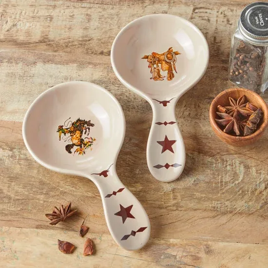 West Creation Branded Spoon Bronco Rests - Image 2