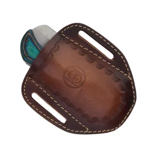 Western Fashion Circle SH Cutlery Blue & Black Castration Knife with Sheath