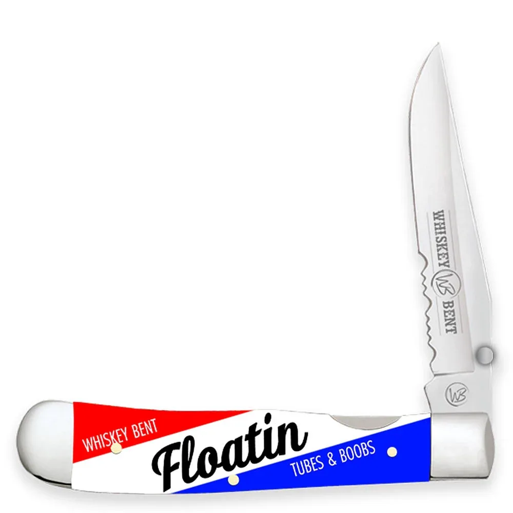 Whiskey Bent Knives Floatin' Trapperlock Knife