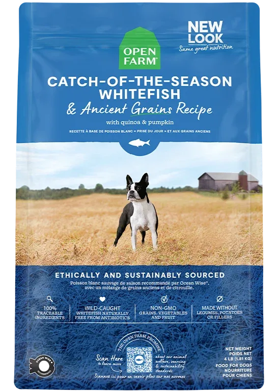 Whitefish & Ancient Grains Dog Kibble