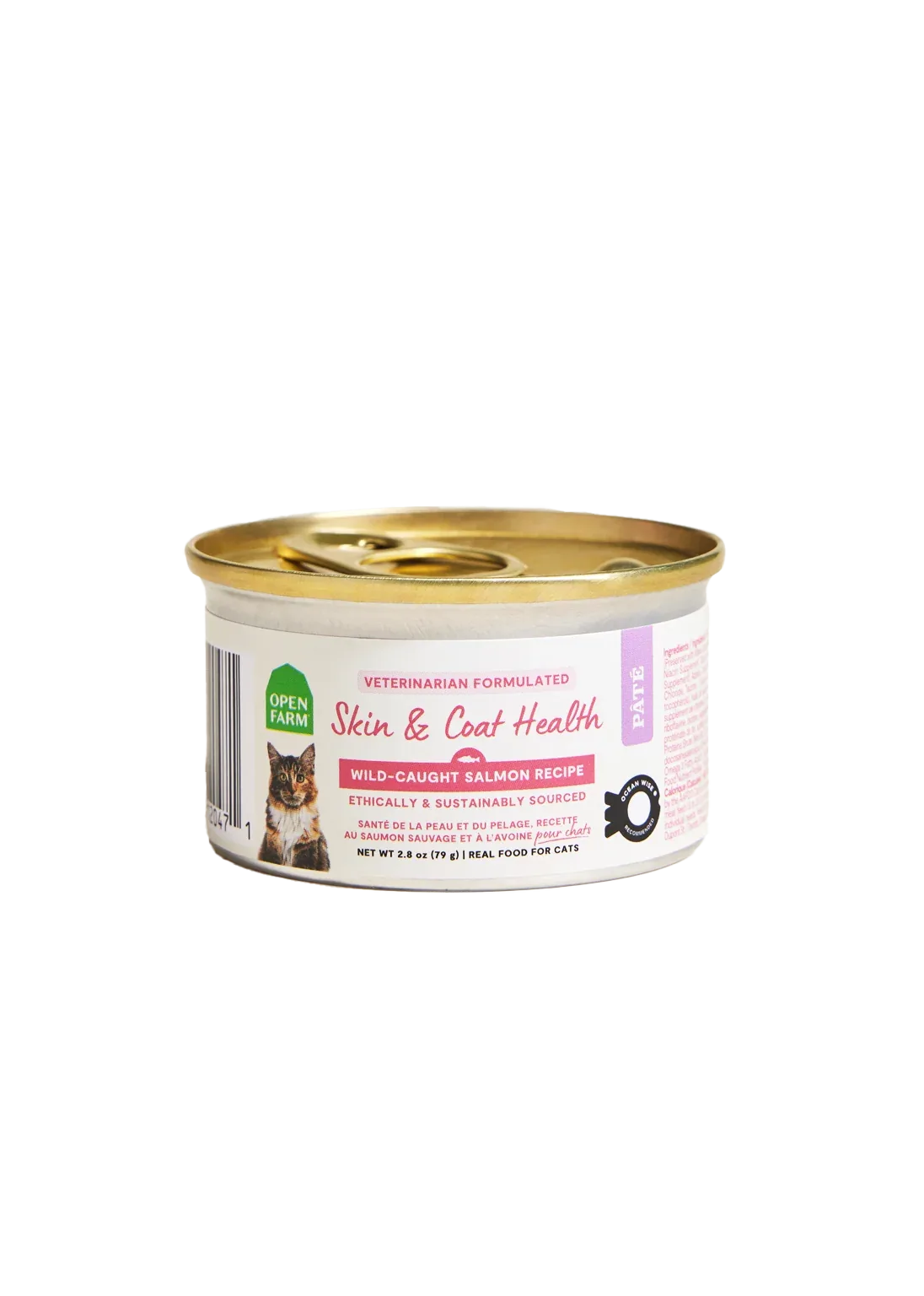 Wild-Caught Salmon Skin & Coat Health Pâté for Cats