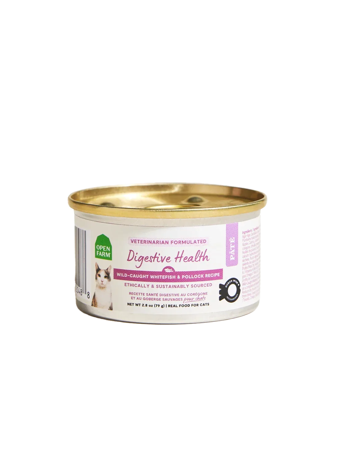 Wild-Caught Whitefish & Pollock Digestive Health Pâté for Cats