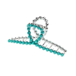 Wild Junkie Turquoise Studded Claw Hair Clip
