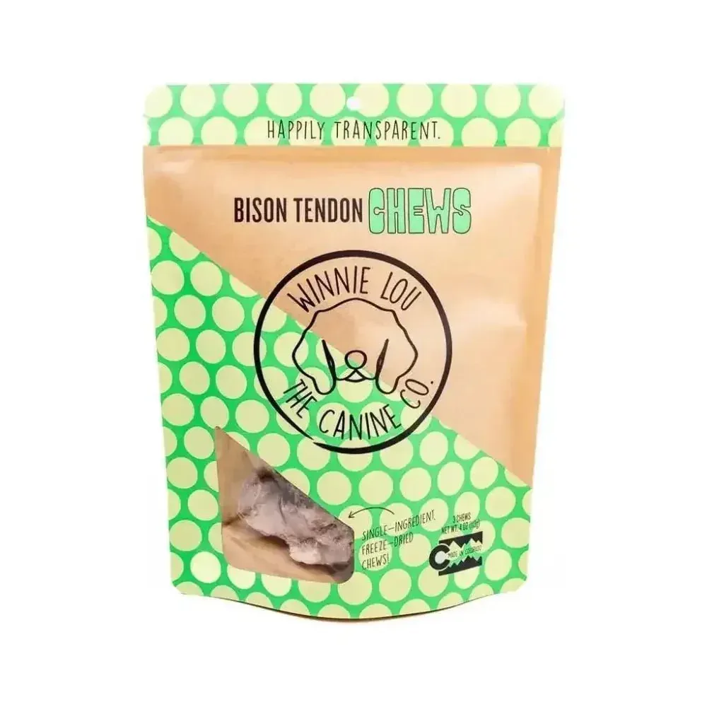 Winnie Lou Freeze-Dried Bison Tendon Chews