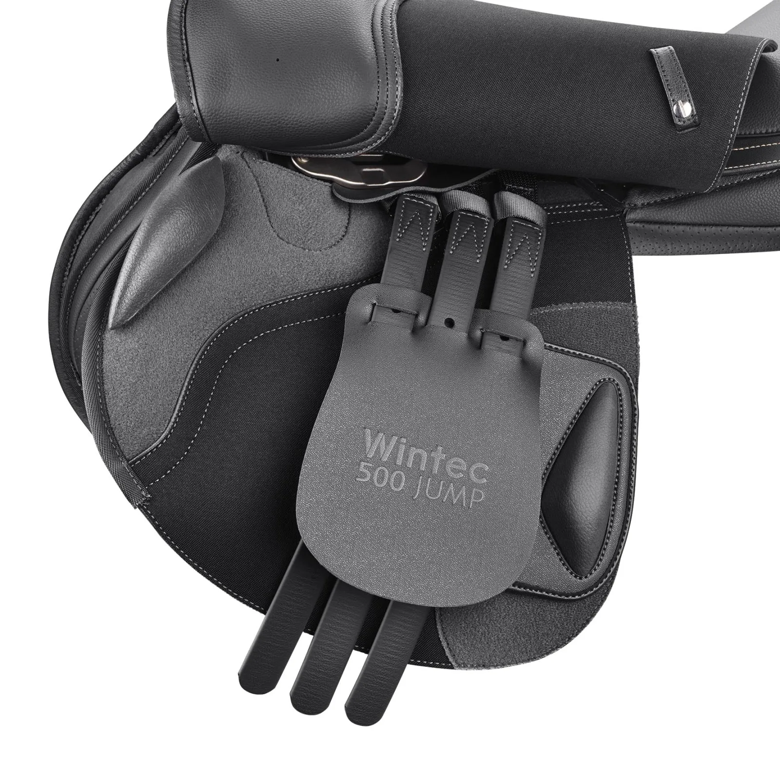 Wintec 500 Jump Saddle with Flocked Panels - Image 2