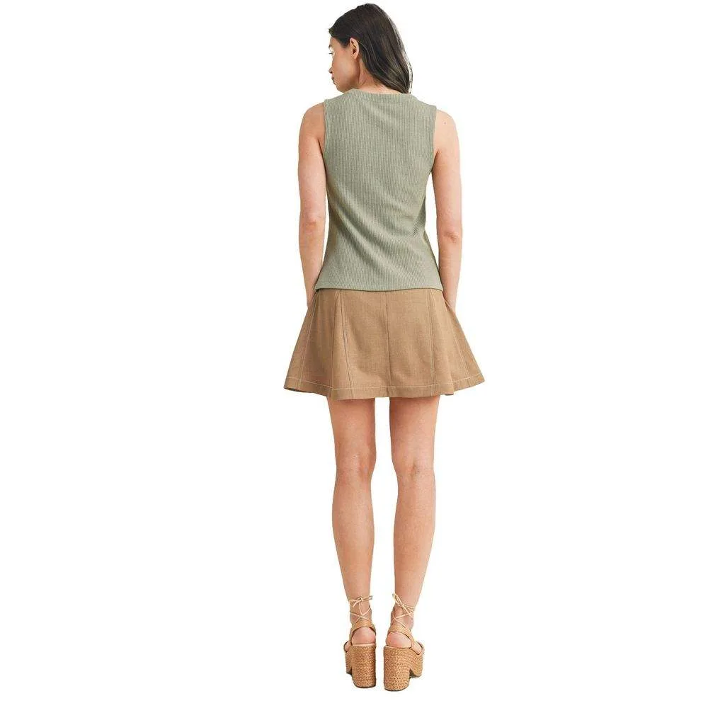 Wishlist Women's Mint Button Up Vest - Image 2