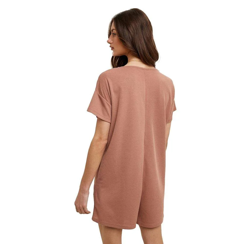 Wishlist Women's Mocha Knit Romper - Image 2