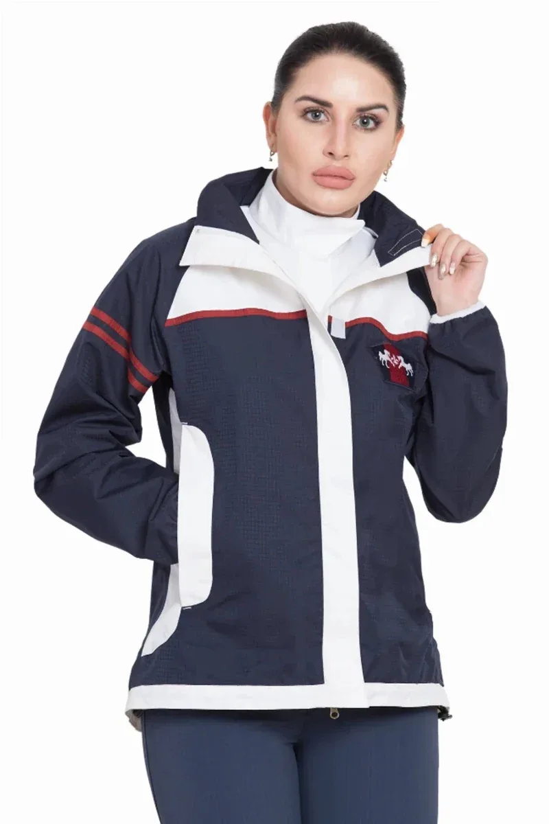 Women's Rain Jacket - Waterproof Shell with Adjustable Hood
