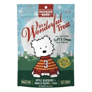 Wonder Bark Soft Baked Christmas Dog Treats - Apple & Blueberry