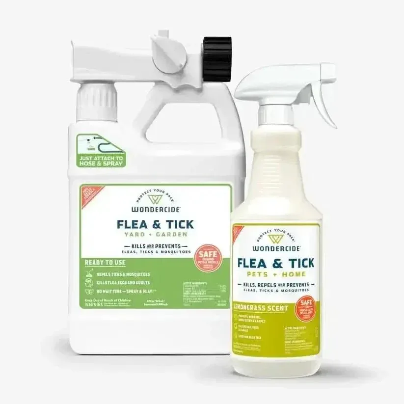 Wondercide Natural Flea & Tick Spray for Dogs & Cats – Cedar Oil Formula
