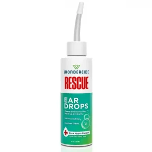 Wondercide Rescue - Ear Drops for Pets - Cleans and Removes Wax 4oz