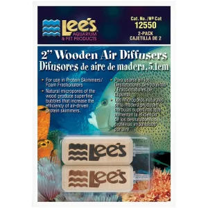 Wooden Air Stone Diffuser 2 Inch (2 Pack) - Lees