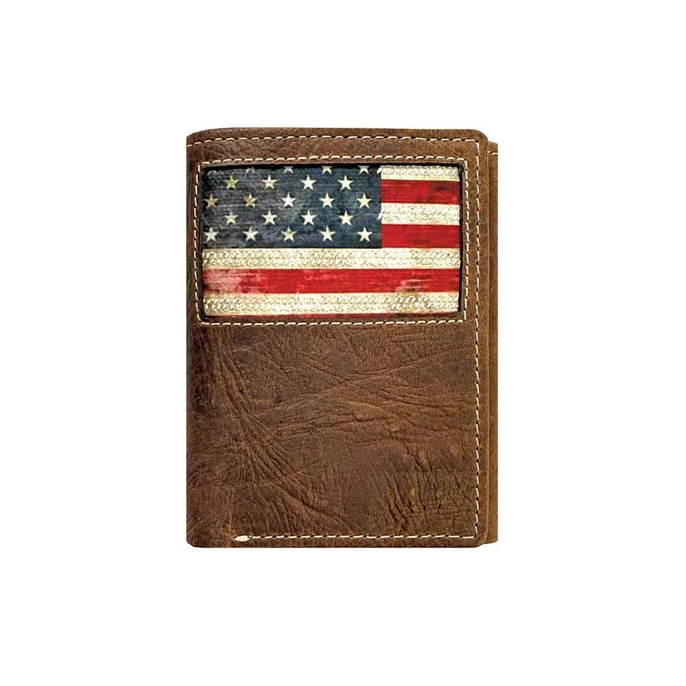 Wrangler American Flag Tri-Fold Wallet