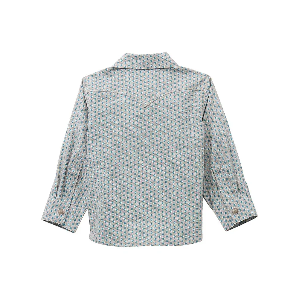 Wrangler Baby Boy's Blue Long Sleeve Shirt - Image 2