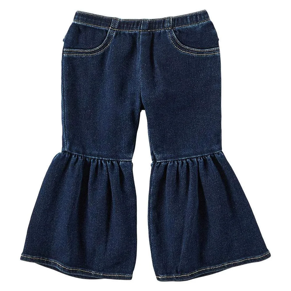 Wrangler Baby Girl Ruffle Leg Flare Jean