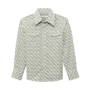 Wrangler Boy's 20X Olive Shirt