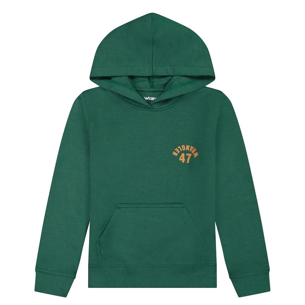 Wrangler Boy's 47 Green Hoodie