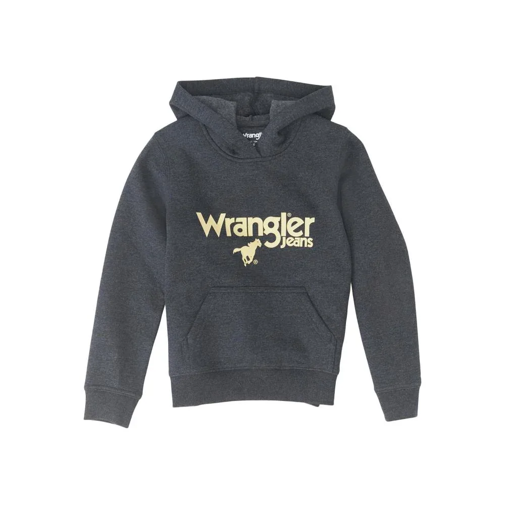 Wrangler Boy's Black Hoodie