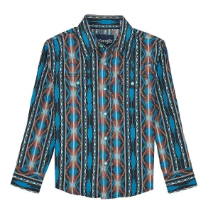 Wrangler Boy's Checotah Western Snap Shirt