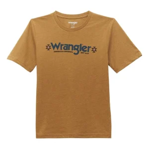 Wrangler Boy's Logo Bistre Tee