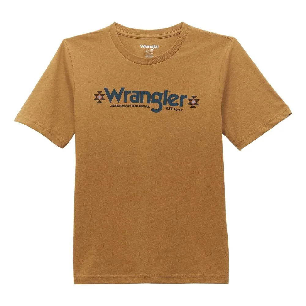 Wrangler Boy's Logo Bistre Tee