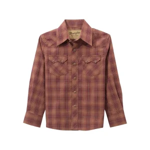 Wrangler Boy's Retro Rawhide Long Sleeve Shirt