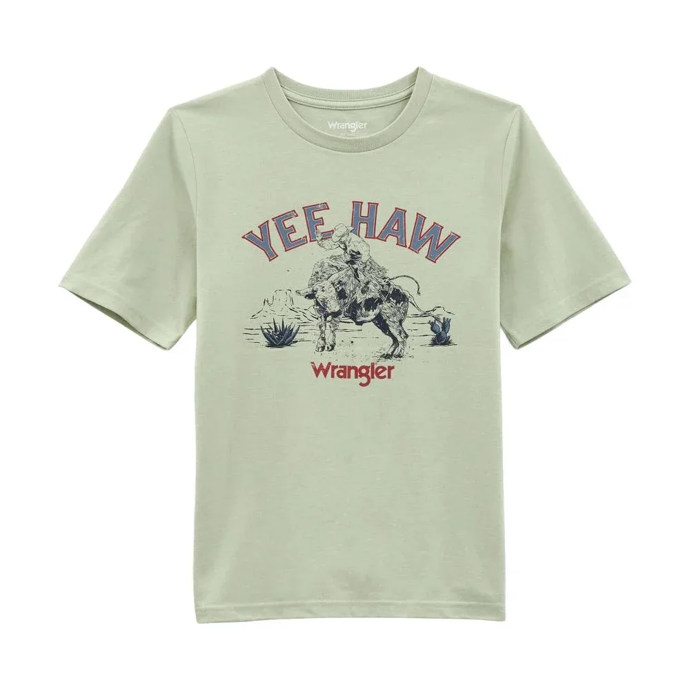 Wrangler Boys Sea Foam Tee Shirt