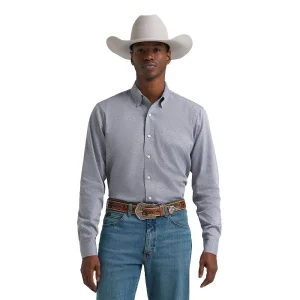 Wrangler Cody Johnson Grey Print Shirt
