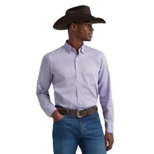 Wrangler Cody Johnson Purple Print Shirt