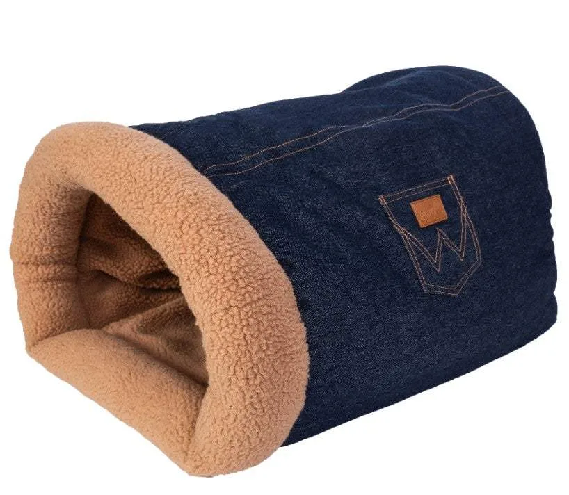 Wrangler Denim Pocket Cave Dog Bed