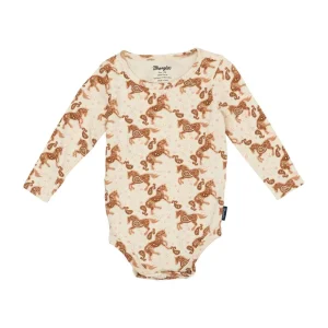Wrangler Girls Baby Horse Knit BodySuit