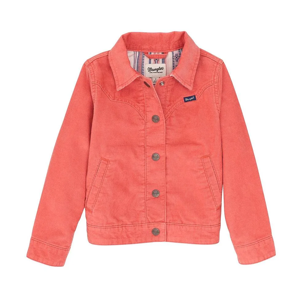 Wrangler Girl's Coral Corduroy Jacket