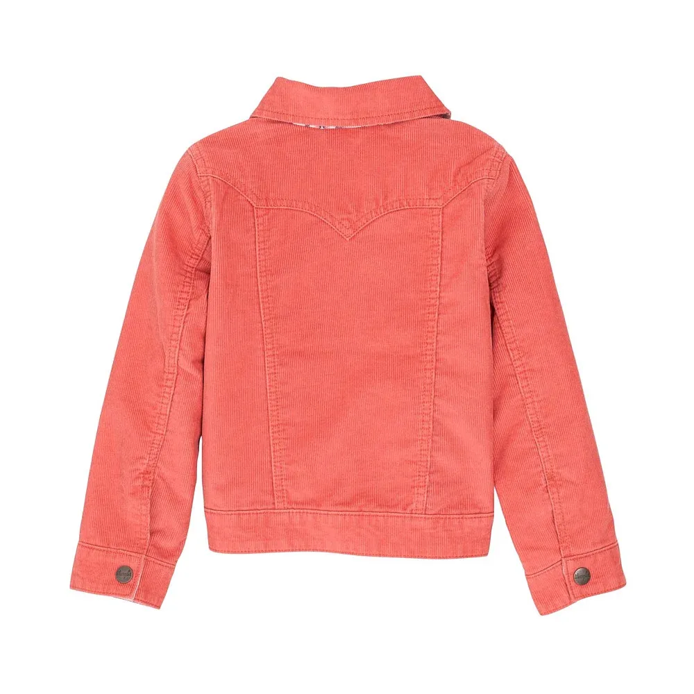 Wrangler Girl's Coral Corduroy Jacket - Image 2