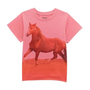 Wrangler Girl's Pink Horse Tee Shirt