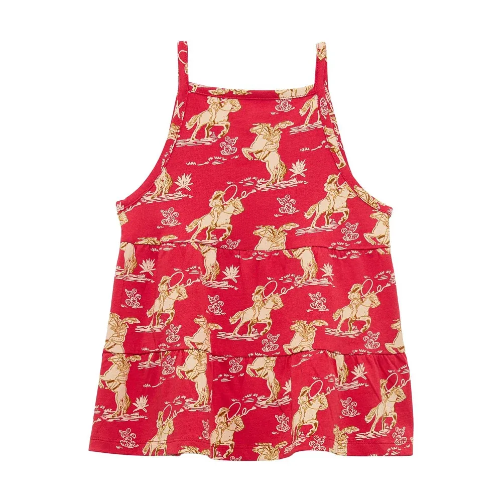 Wrangler Girl's Red Rodeo Tank - Image 2