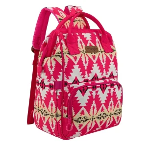 Wrangler Hot Pink Aztec Backpack