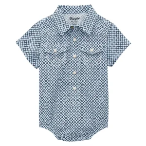 Wrangler Infant Boy's Blue Onesie